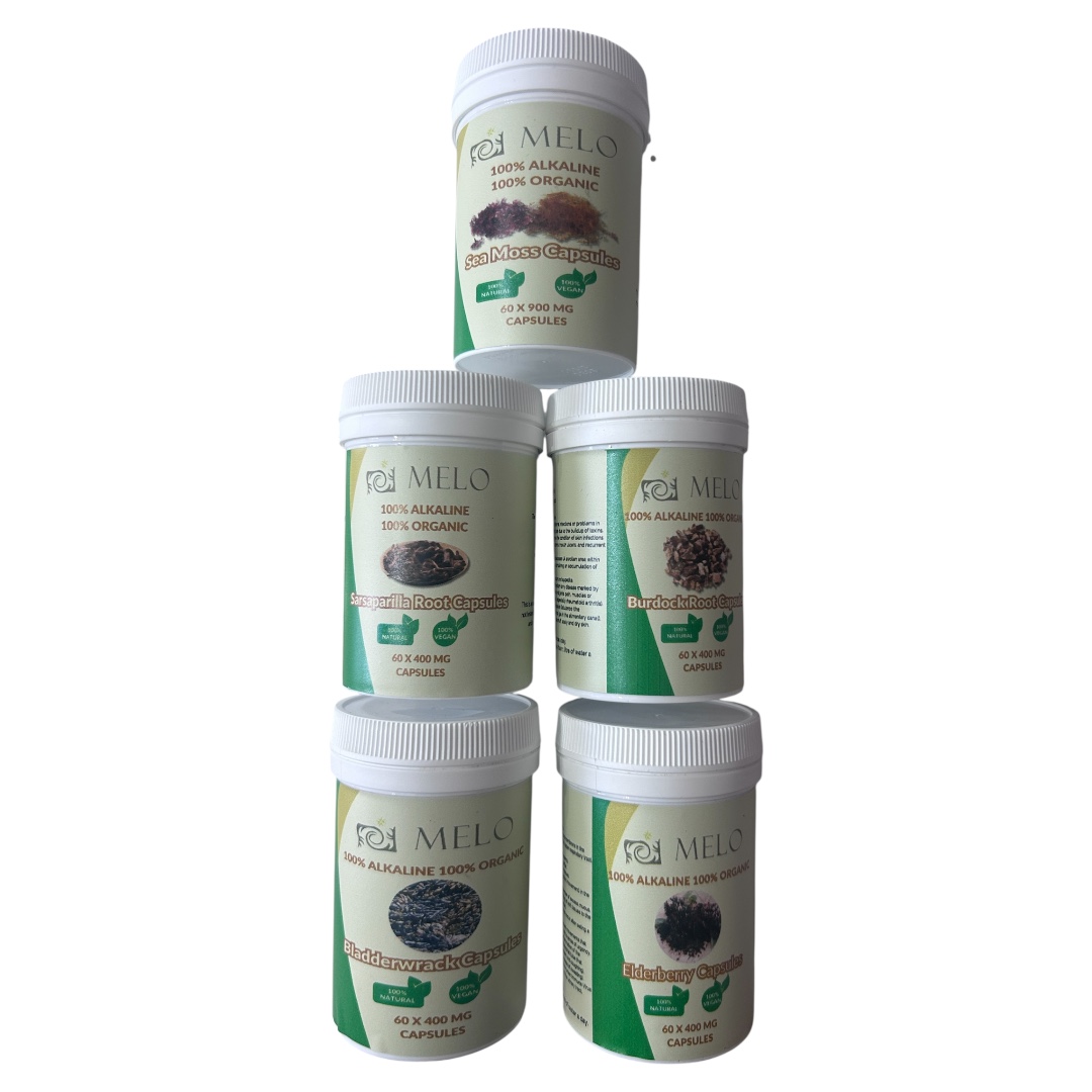 Cleansing Package (Seamoss, bladderwrack, Sarsaparilla or Stinging nettle root , Burdock, Elderberry)