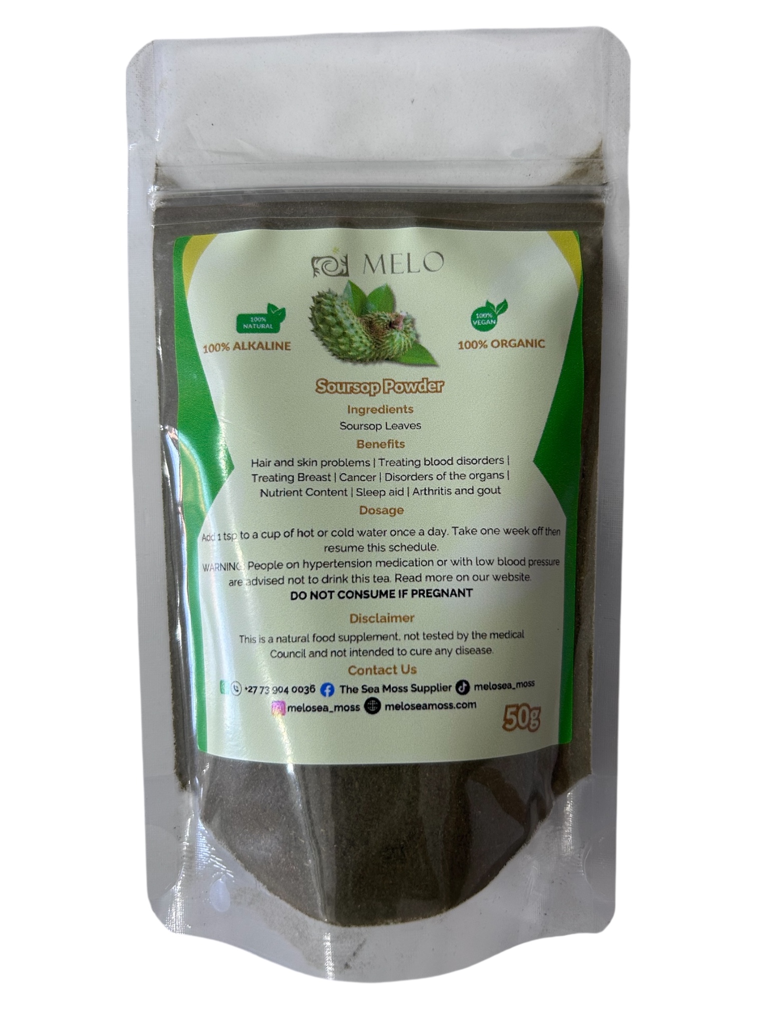 Soursop leaves Powder 50g